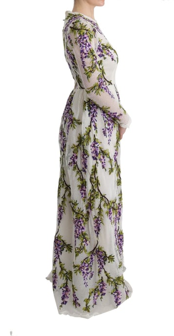Wisteria Maxiklänning med långa ärmar Blommig - Image 5