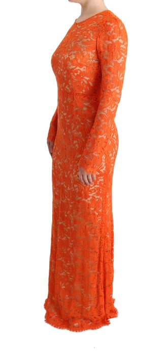 Kanten Maxi Jurk met Lange Mouwen - Image 2