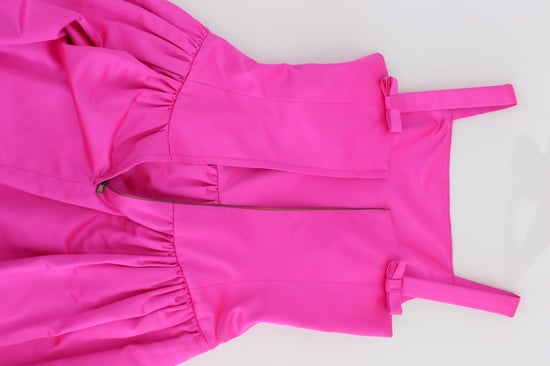 Dolce Gabbana Fuchsia Zijde Maxi Jurk - Image 6