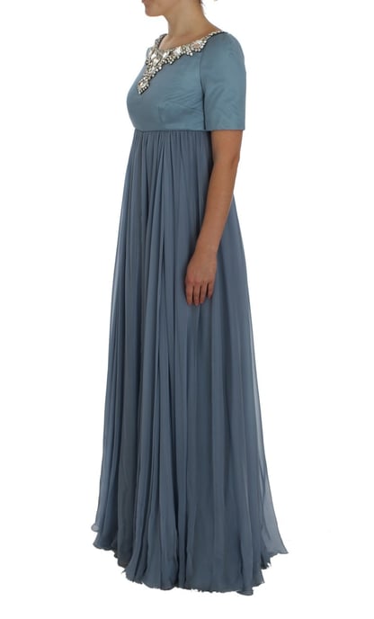Dolce Gabbana Evening Dress Beaded Neckline - Image 2
