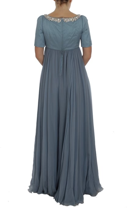 Dolce Gabbana Evening Dress Beaded Neckline - Image 3