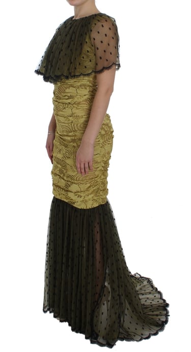 Dolce Gabbana Gown Mermaid Style Short Sleeves - Image 2
