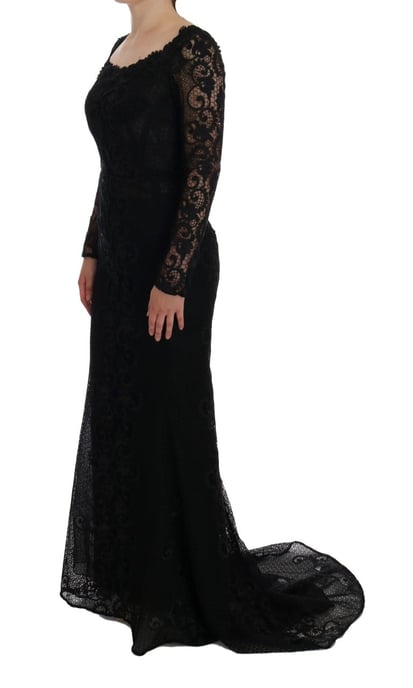 Dolce Gabbana Lace Evening Gown - Image 2