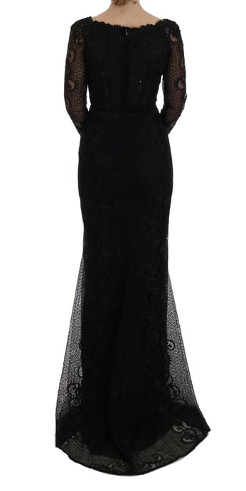 Dolce Gabbana Lace Evening Gown - Image 3