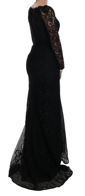 Dolce Gabbana Lace Evening Gown - Image 4