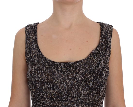 Dolce Gabbana Maxi-jurk Mouwloos Bloemenprint - Image 5