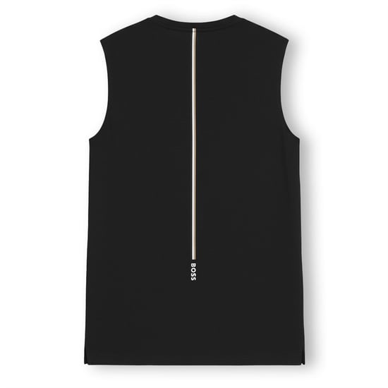 Men's Boss Quick Dry Tank Top in Black - Image 2