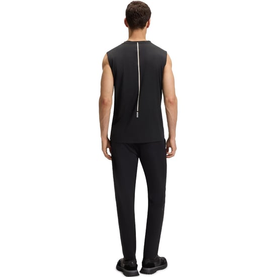 Men's Boss Quick Dry Tank Top in Black - Image 4