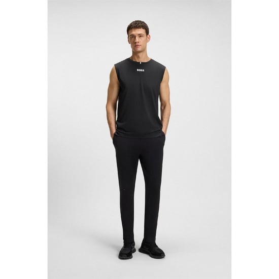 Men's Boss Quick Dry Tank Top in Black - Image 6