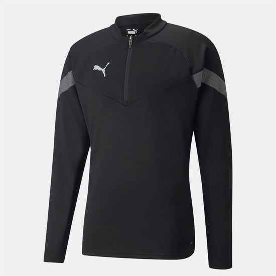 Men's Puma Trainig quarter Zip Top in Black - Image 1