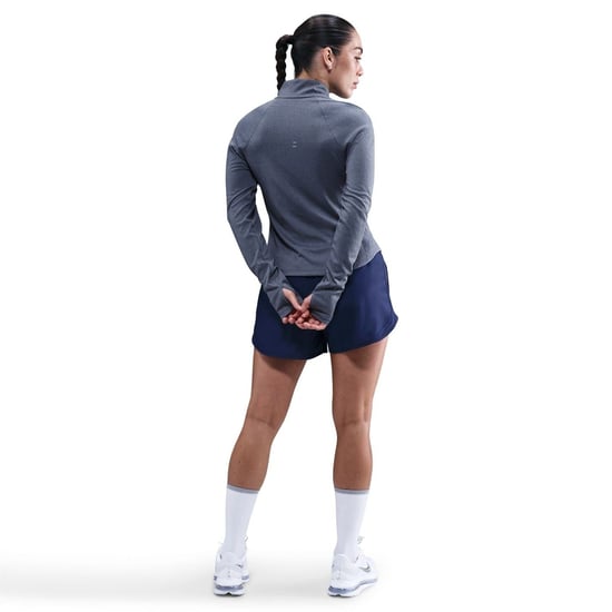 Women's Nike Long Sleeve 1 2 Zip Running Top in Midnight Navy - Image 4