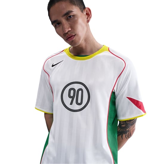 Men's Nike Total 90 Energy Shirt Adults in White/Yellow - Image 4