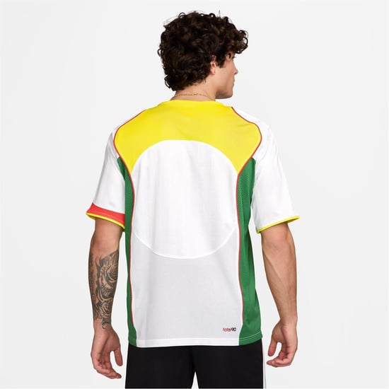 Men's Nike Total 90 Energy Shirt Adults in White/Yellow - Image 5