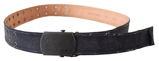 Ermanno Scervino Blauwe Leren Ratchet Buckle Riem - Image 3