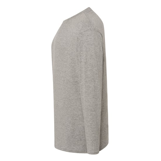 JHK Heren Melange Normaal T-Shirt (Grijze Melange) - Image 3