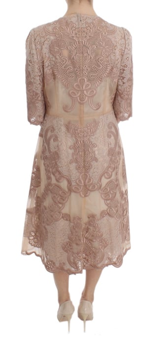 Kanten Midi-jurk met 34 Mouwstijl - Image 3