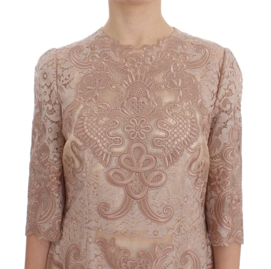 Kanten Midi-jurk met 34 Mouwstijl - Image 5