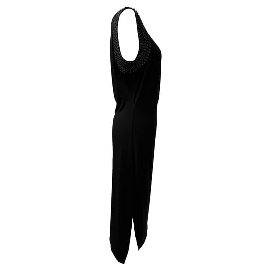Michael Kors Pailletten- versierde Mouwloze Midi-jurk in Zwarte Polyester - Image 2