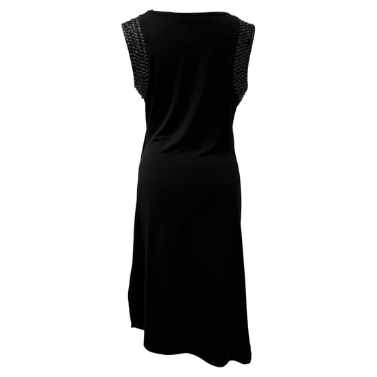 Michael Kors Pailletten- versierde Mouwloze Midi-jurk in Zwarte Polyester - Image 3