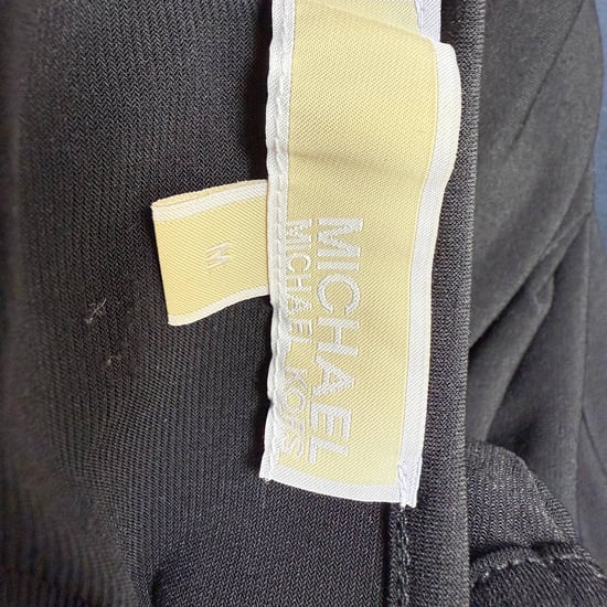 Michael Kors Pailletten- versierde Mouwloze Midi-jurk in Zwarte Polyester - Image 4