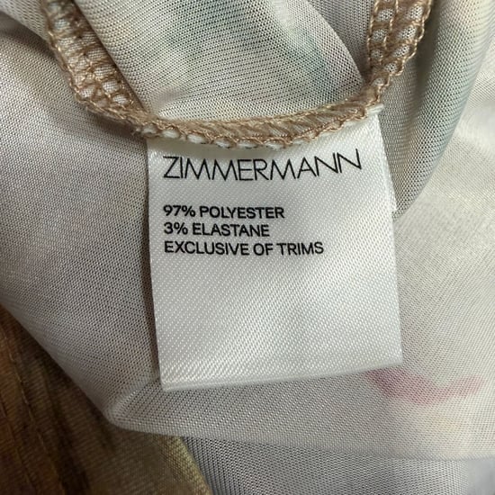 Zimmermann Blommönstrad Midi Klänning i Flerfärgad Bomull - Image 6