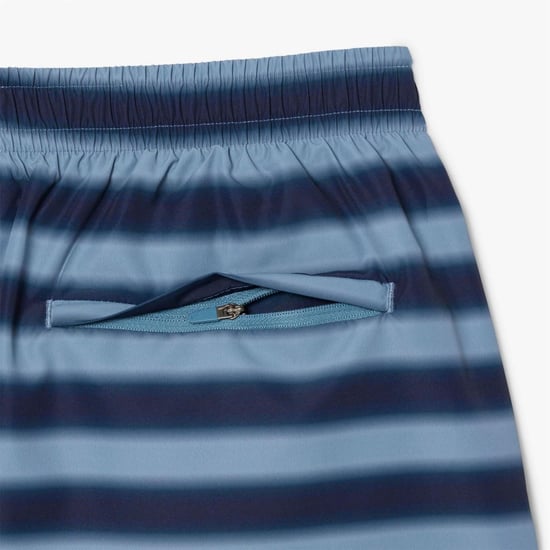 Men's Lacoste Swim Trunks in Blue - Image 3
