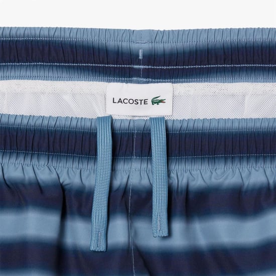 Men's Lacoste Swim Trunks in Blue - Image 4