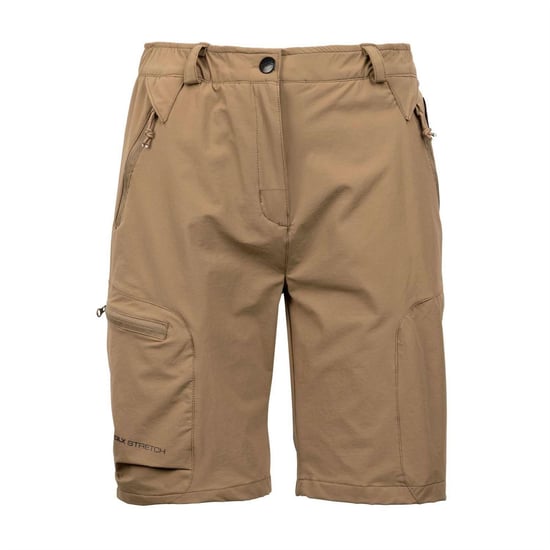 Women's Trespass DLX Shorts in Beige - Image 1