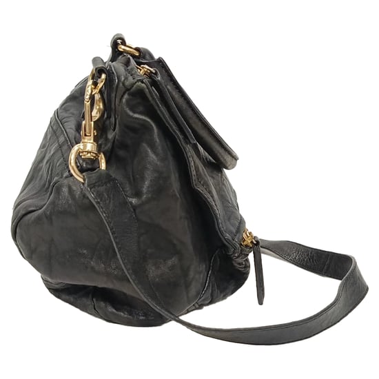 Givenchy Kleine Pandora Tas in Zwart Verouderd Leer - Image 3