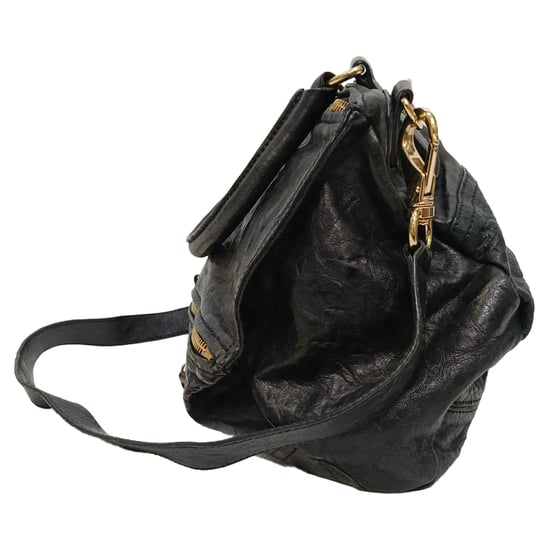 Givenchy Kleine Pandora Tas in Zwart Verouderd Leer - Image 4