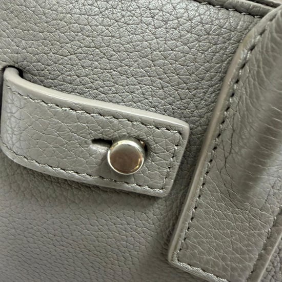 Saint Laurent Sac De Jour Nano-tas in grijs leer - Image 4