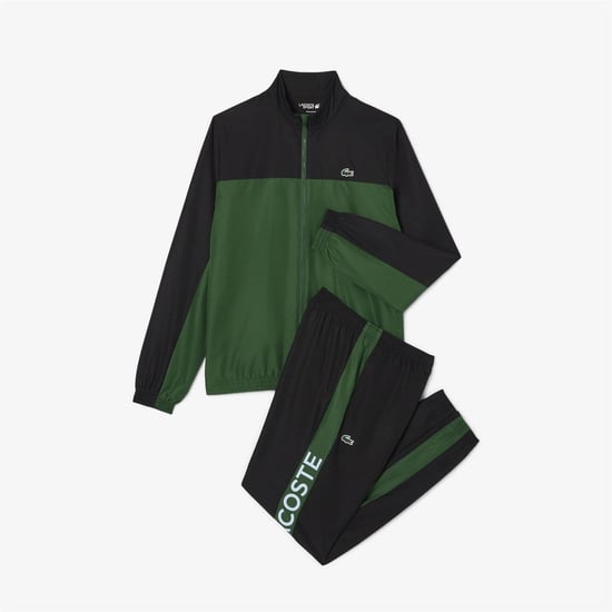 Men's Lacoste Printed Tracksuit in Green - Image 1