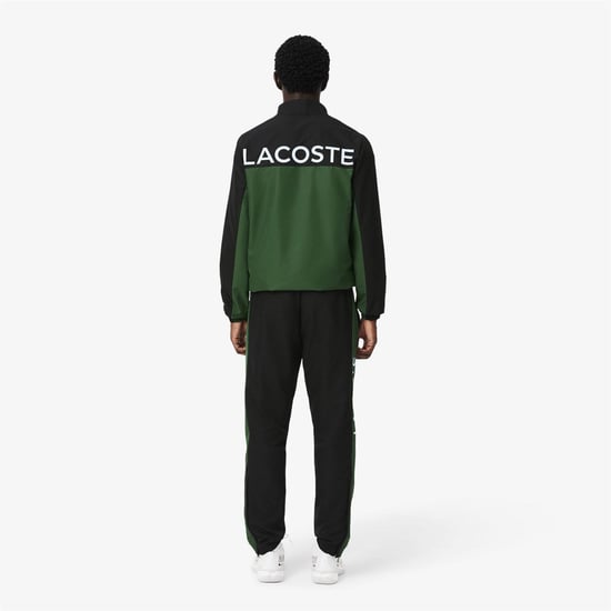 Men's Lacoste Printed Tracksuit in Green - Image 3