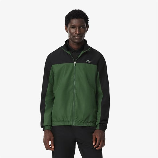 Men's Lacoste Printed Tracksuit in Green - Image 5