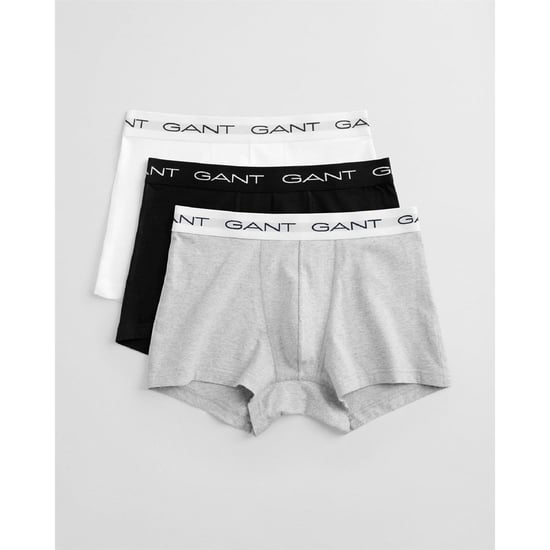 Men's Gant Pack of Trunks in Grey - Image 1