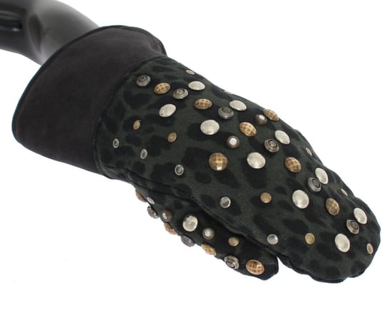 Luipaardprint Studs Handschoenen - Image 3