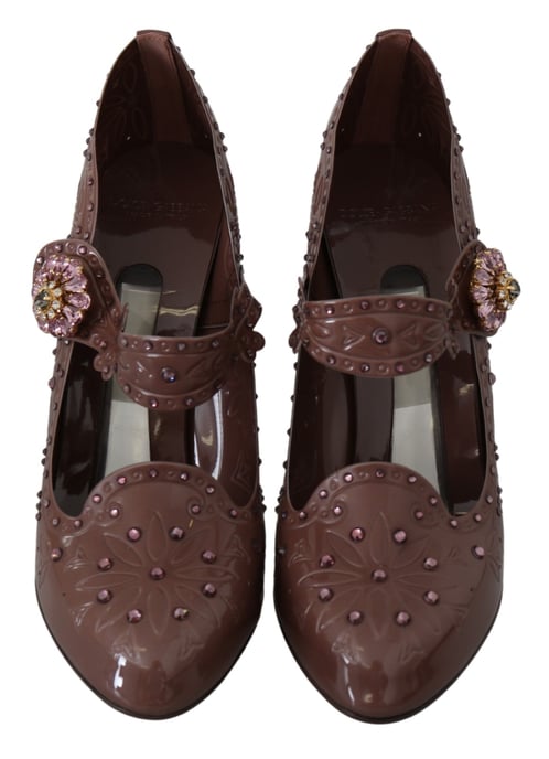 Dolce Gabbana Floral Mary Jane Pumps - Image 2
