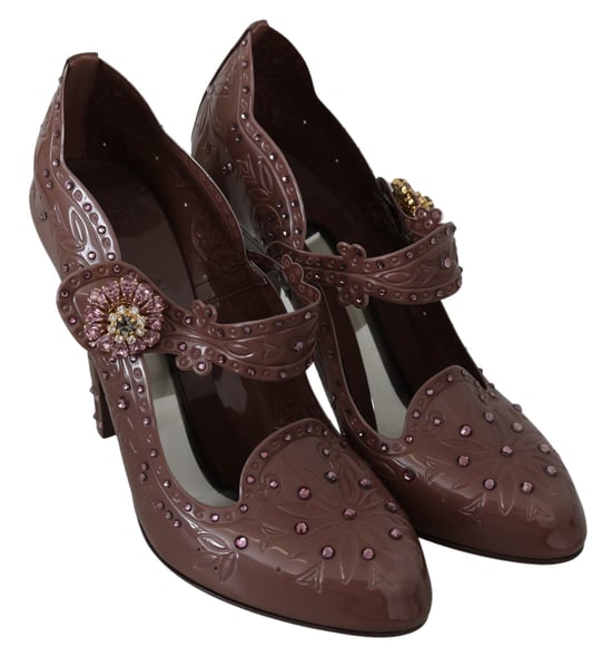 Dolce Gabbana Floral Mary Jane Pumps - Image 3