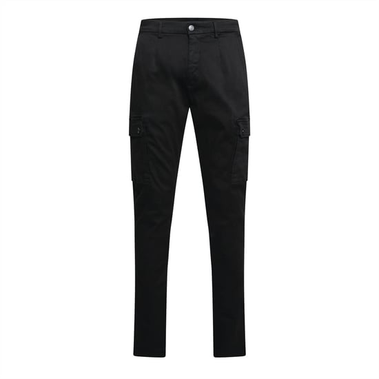 Men's Replay Slim Fit Cargos in Black - Image 1