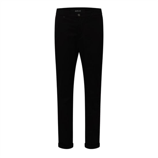 Men's Replay Chinos in Black - Image 1