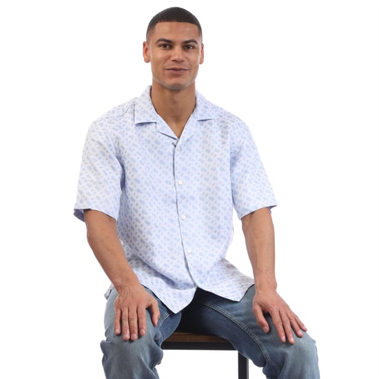 Men's Boss Lars 252 Shirt in Blue - Image 4