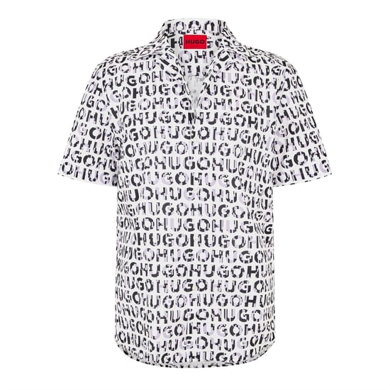 Men's Hugo Short Sleeve Shirt in Purple - Image 1