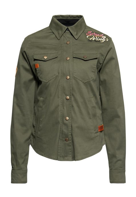 Queen Kerosin Damen Outdoor Funktionshemd Q.K. Adventure Gear - Spread your Wings - Image 1