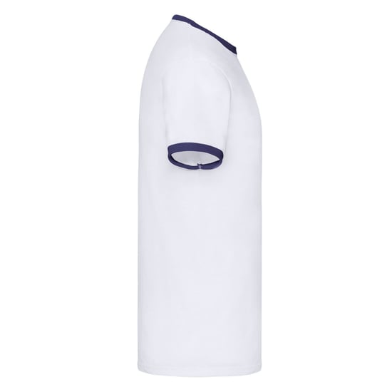 Fruit of the Loom Heren Ringer T-Shirt (Wit/Zwaar) - Image 3