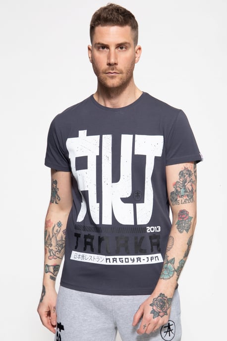 Akito Tanaka Herren T-Shirt mit Frontprint Write - Image 2