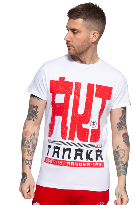 Akito Tanaka Herren T-Shirt mit Frontprint Write - Image 1