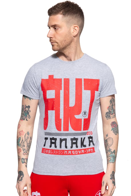 Akito Tanaka Herren T-Shirt mit Frontprint Write - Image 1