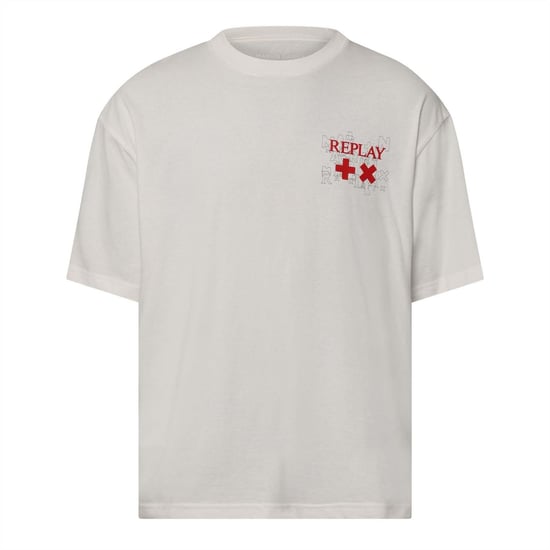 Men's Replay x Martin Garrix T Shirt in White - Image 1