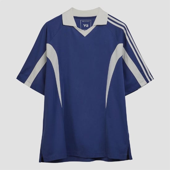 Men's Y-3 Line T Shirt in Blue - Image 1