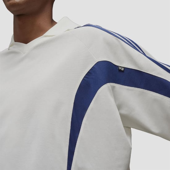 Men's Y-3 Line T Shirt in White - Image 6